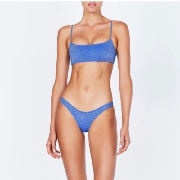 triangl swimwear Other - NEW Triangl Mica Marina Sparkle Blue Bikini Set